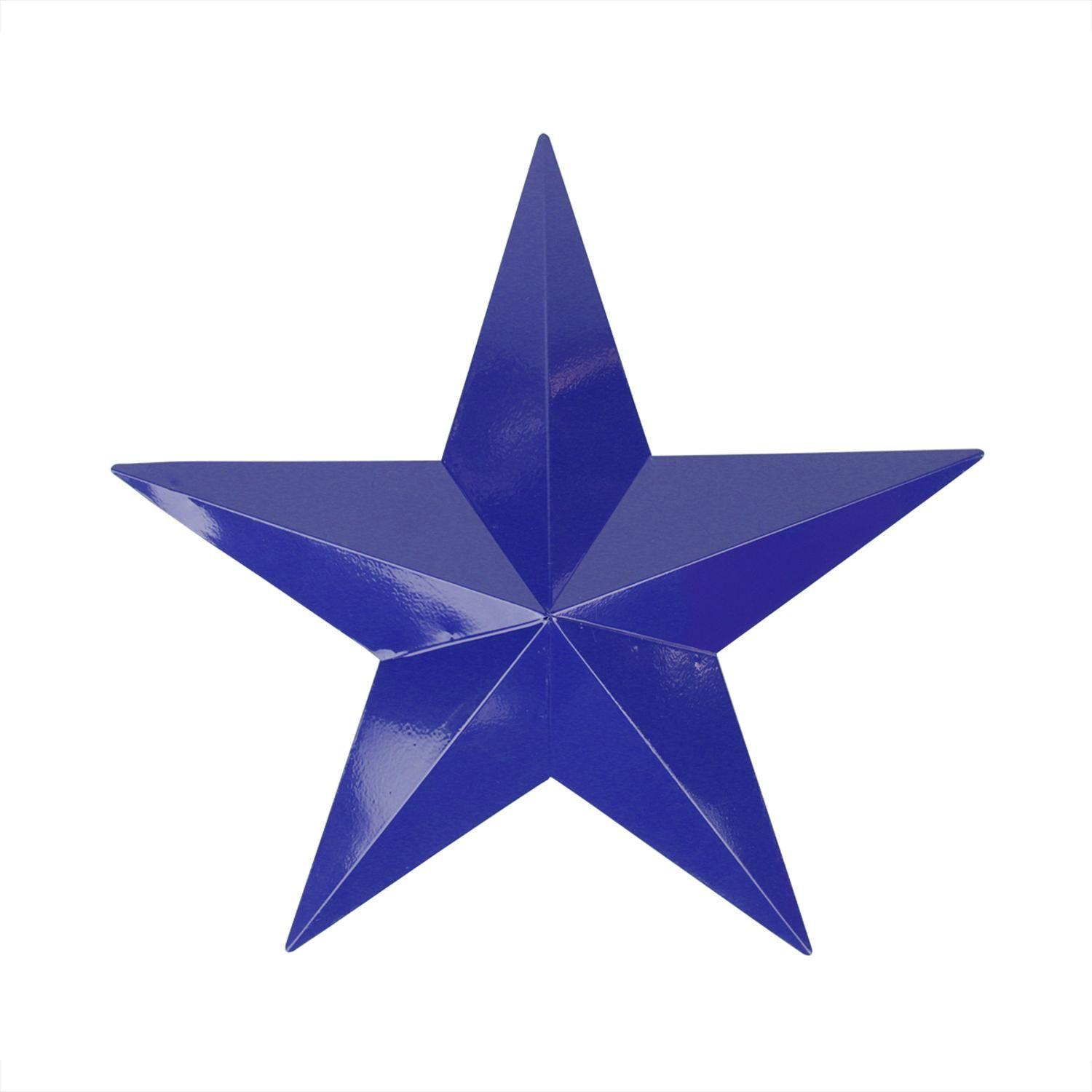 Navy Blue Star Logo - 11.5 Navy Blue Country Rustic Star Indoor Outdoor Wall Decoration