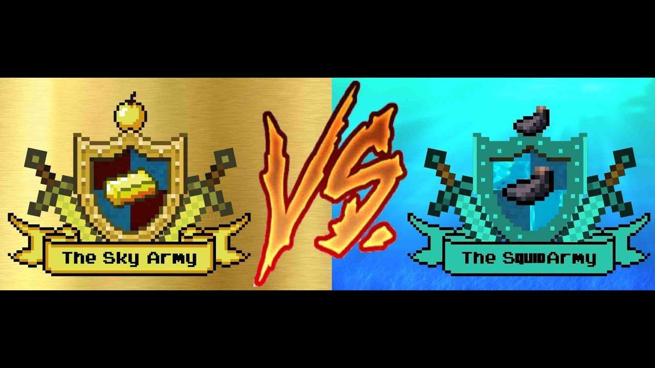 Sky Army Logo - SkyArmy VS. SquidArmy - Part 1 - Minecraft - YouTube
