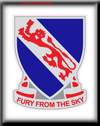 Sky Army Logo - 508th Airborne Infantry Red Devils Fury From The Sky Army