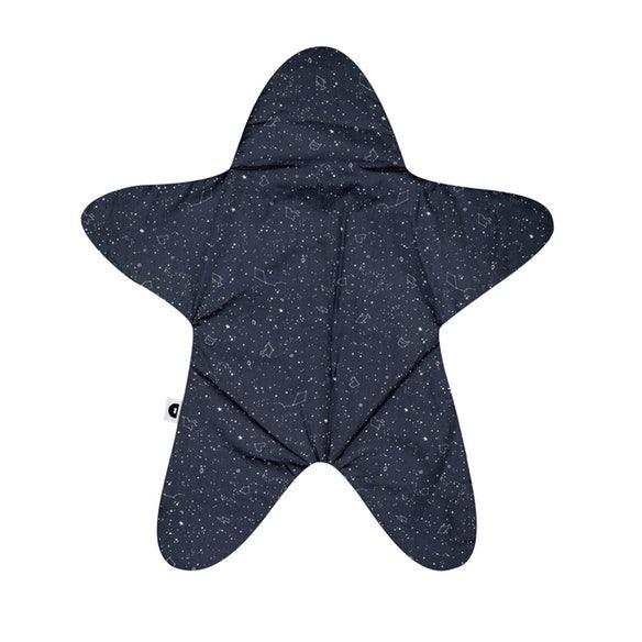 Navy Blue Star Logo - Navy Blue Star Fleece Wrap by Baby Bites - Fy