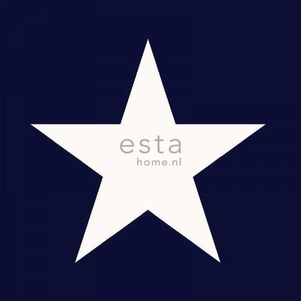 Navy Blue Star Logo - wallpaper stars navy blue | ESTAhome.nl