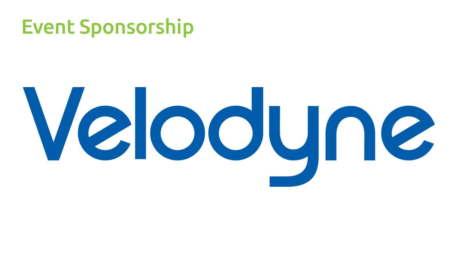 Velodyne Logo - Velodyne Sponsors 
