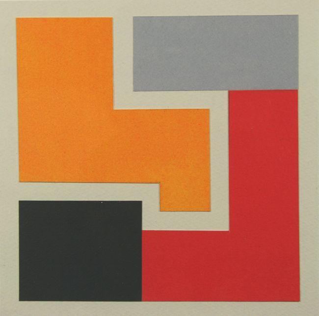 Red Yellow B Logo - Red, Yellow, Grey & Black II | Gwen Hughes — Fine Art