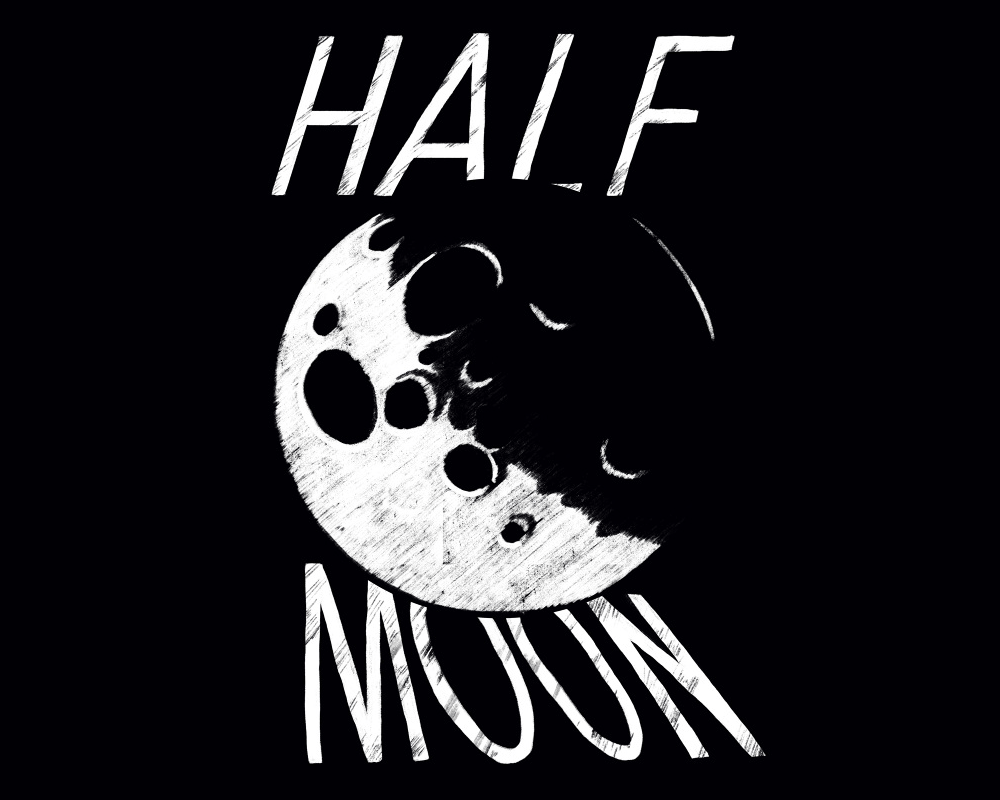 With a Half Circle Mountain Logo - HALF MOON MGMT LOGO - scraplabs.net