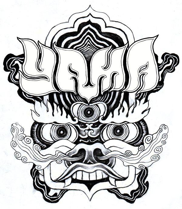 Stoner Rock Band Logo - Yama - Maarten Donders - artwork & illustration