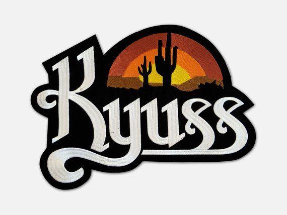Stoner Rock Band Logo - Kyuss logo embroidered backpatch / backshape / back patch Stoner Rock/Metal  band