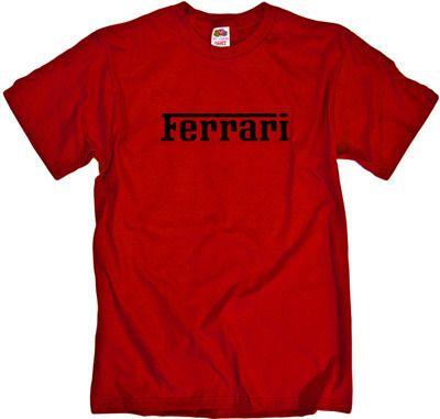 Italy Sports Apparel Company Logo - Ferrari logo Italian Motor Sports Car Company T-Shirt - Interspace180
