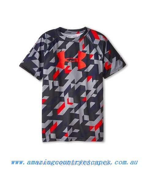 Red and Blue Under Armour Logo - Quite Cool Under Armour Kids UA Tech Big Logo Novelty S/S Tee (Big ...