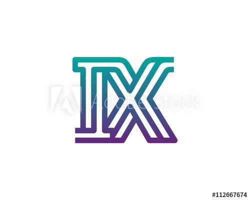IX Logo - IX lines letter logo - Buy this stock vector and explore similar ...