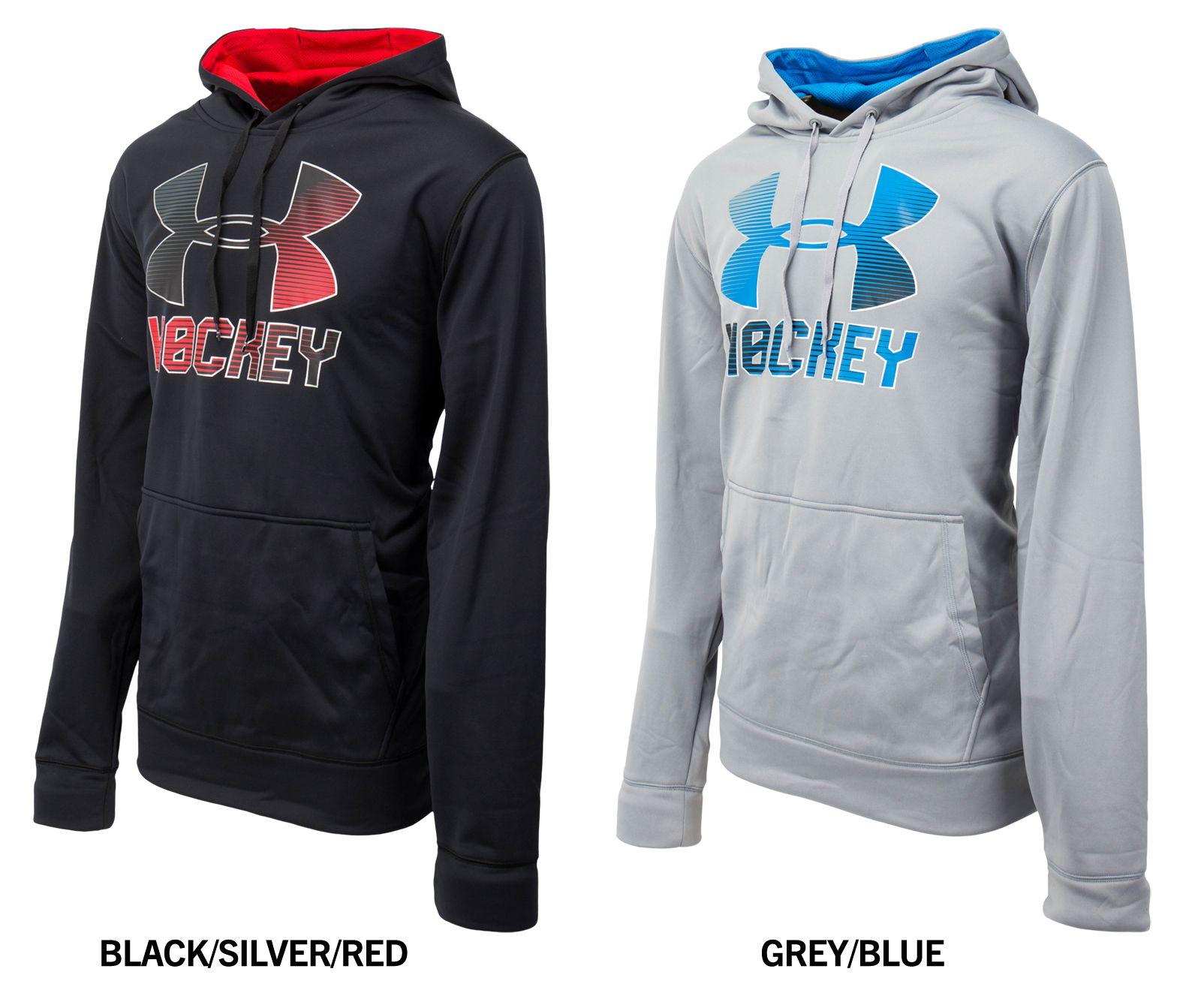 Red and Blue Under Armour Logo - Under Armour Storm Hockey Logo Men's Hoody