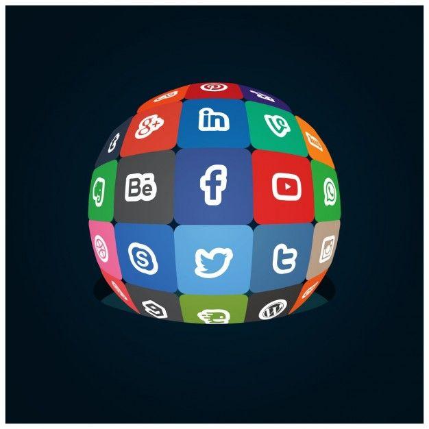 Social Media Globe Logo - Free Download: Social media globe