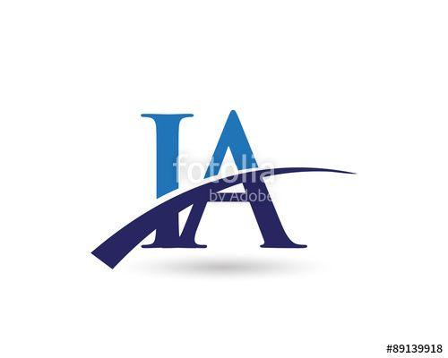 IA Logo - IA Logo Letter Swoosh