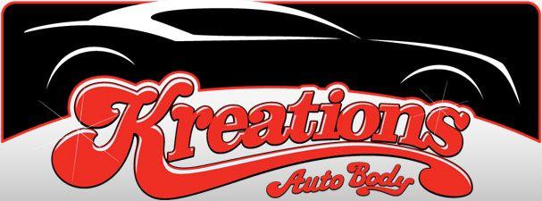 Custom Auto Shop Logo - Kreations Auto Body |