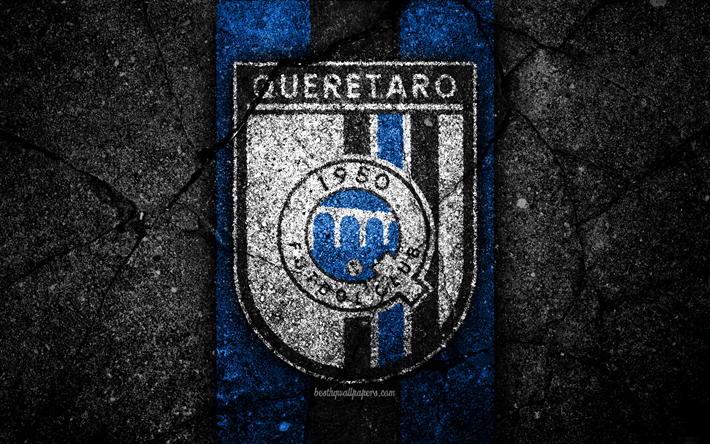 Queretaro Soccer Logo - Download wallpaper 4k, Queretaro FC, logo, Liga MX, football