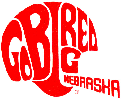Go Big Red Logo - Nebraska Cornhuskers Alternate Logo (1969) - Go Big Red spelled out ...