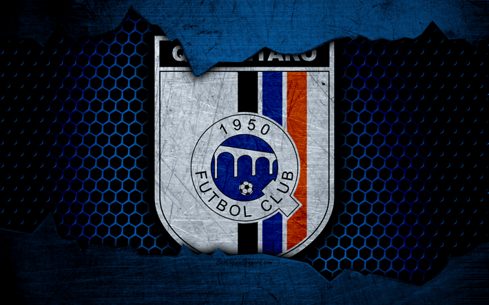 Queretaro Soccer Logo - Download wallpaper Queretaro, 4k, logo, Liga MX, soccer, Primera