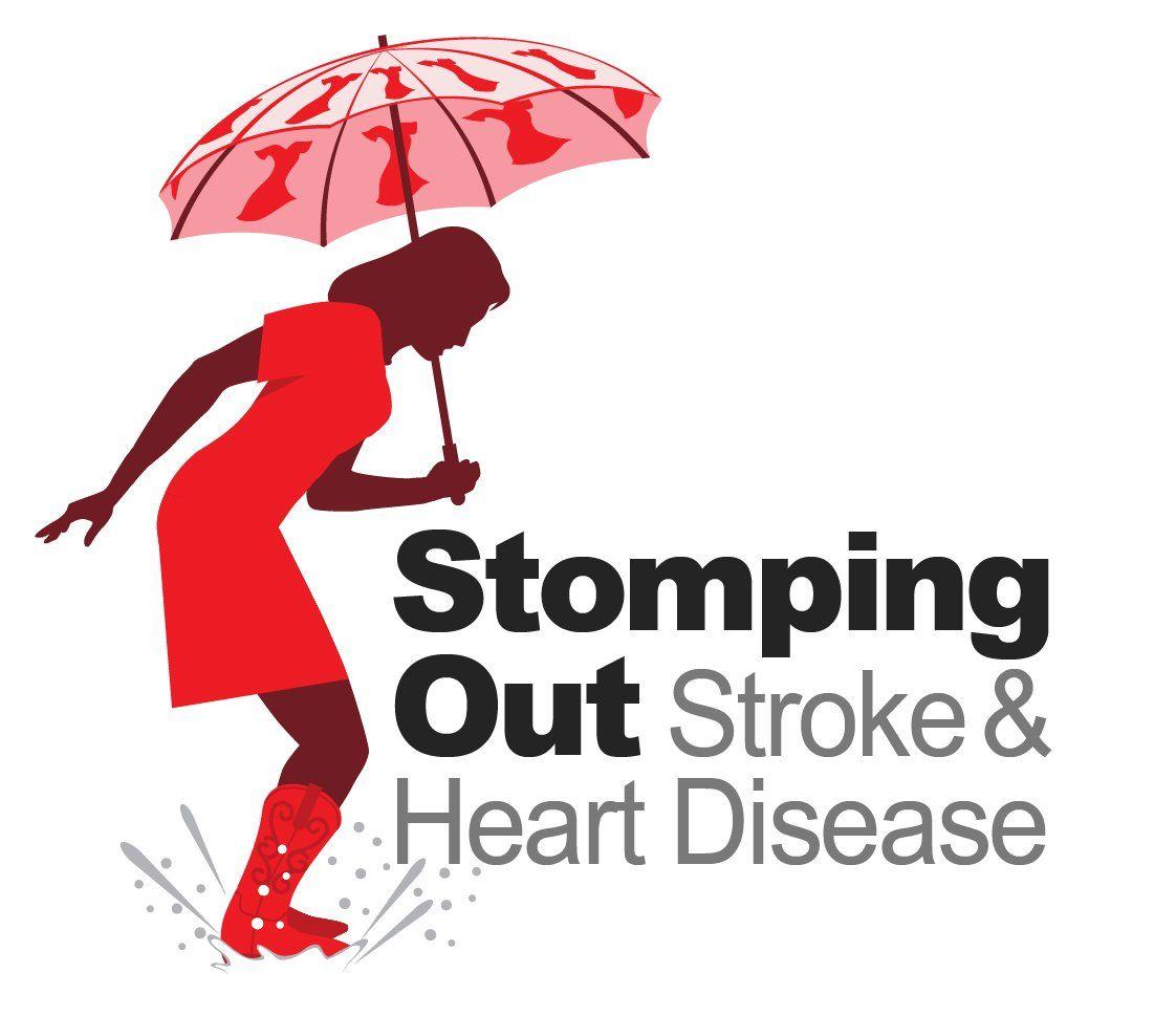 Go Red Logo - Stomping Out Heart Disease Logo
