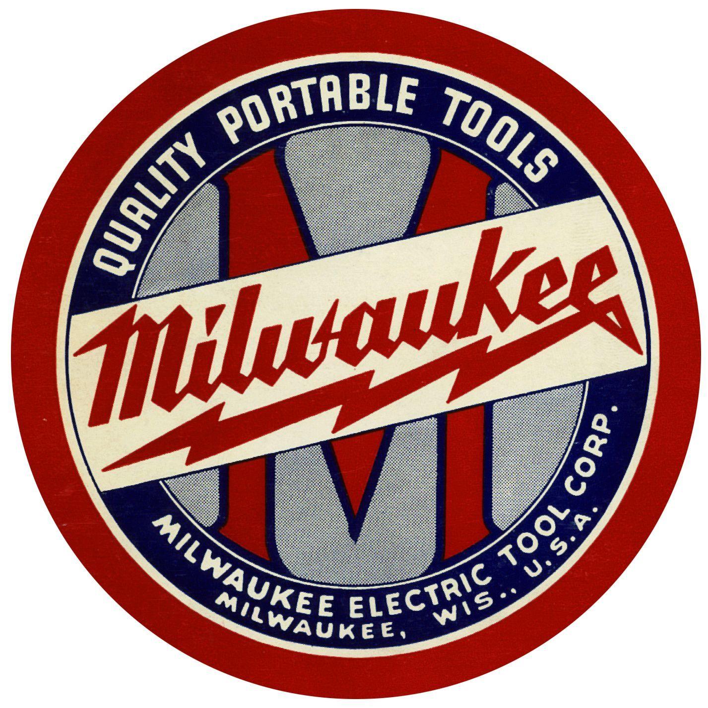 Milwaukee Logo - 1940 Milwaukee Electric Tool Corporation Vintage Logo | Milwaukee ...