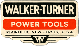 Vintage Tool Logo - Walker Turner Logo. Retro Vintage Logos. Tools, Vintage Tools