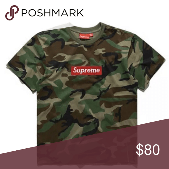 Supreme Camouflage Logo - Brand New Supreme Camouflage Box Logo T-Shirt NWT | My Posh Picks ...