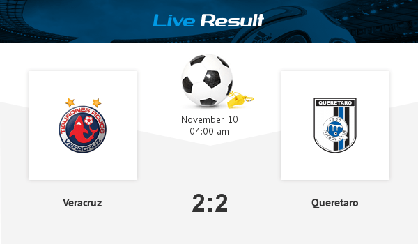 Queretaro Soccer Logo - Football. Veracruz 2:2 Queretaro and match statistics