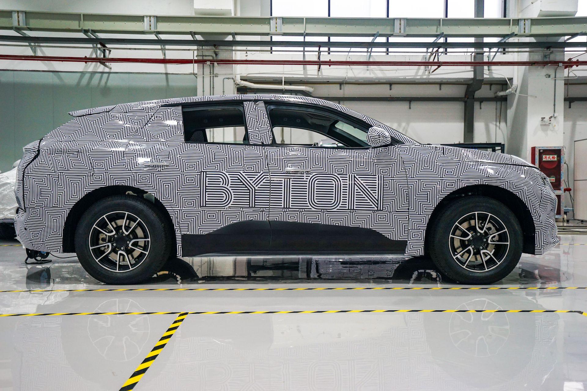 Byton Motor Logo - Byton M-Byte electric SUV begins real-world tests