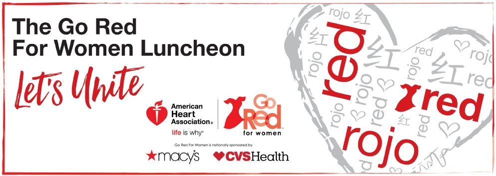 Go Red Logo - 2017 2018 Montgomery County Go Red Luncheon