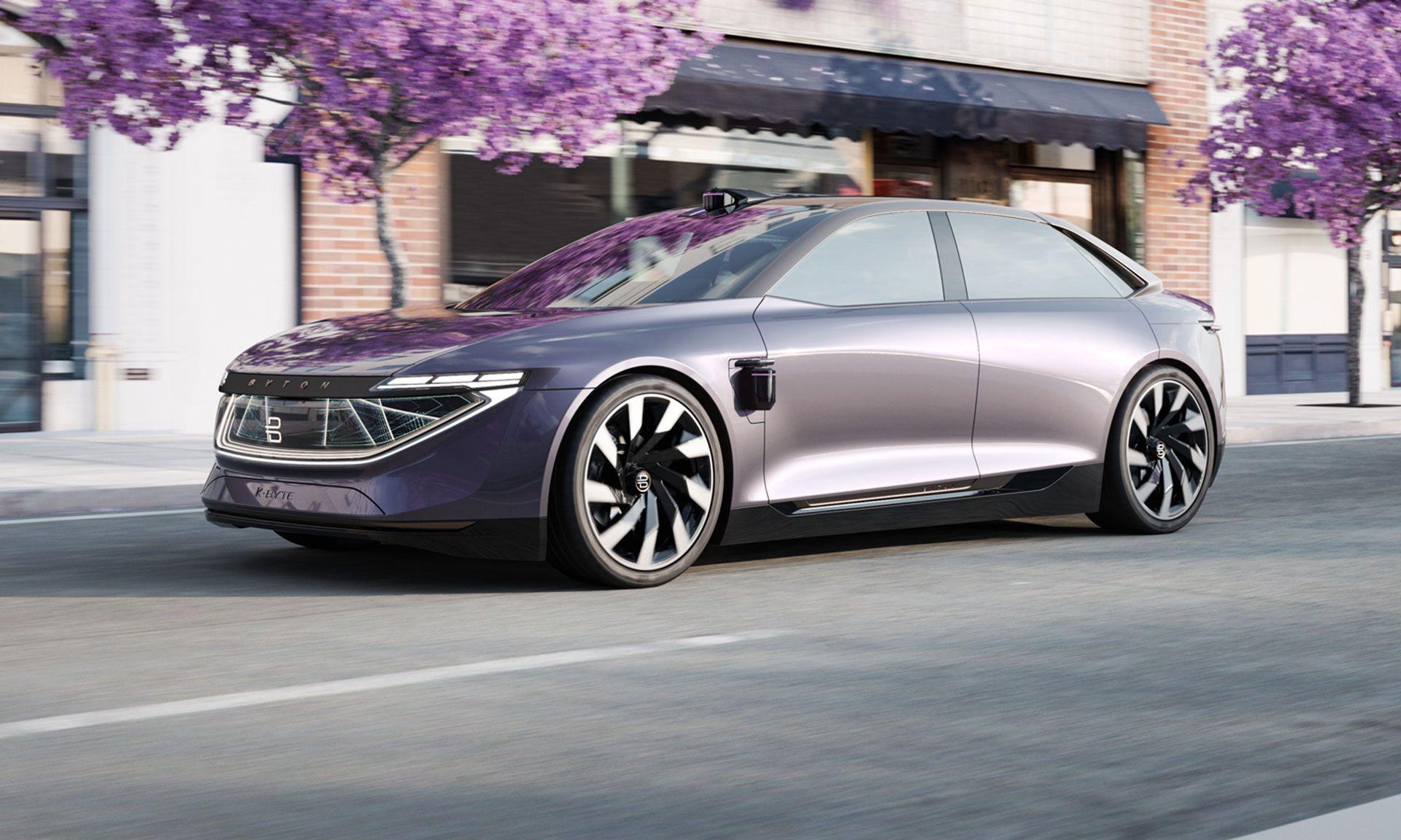Byton Motor Logo - Electric car startup Byton hints at sedan with K-Byte concept