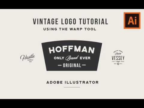 Vintage Tool Logo - How To Make A Vintage Logo Using The Warp Tool in Adobe Illustrator ...
