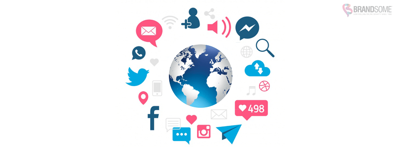 Social Media Globe Logo - Brandsome Blog. 5 Social Media Marketing Trends to Keep You Relevant ...