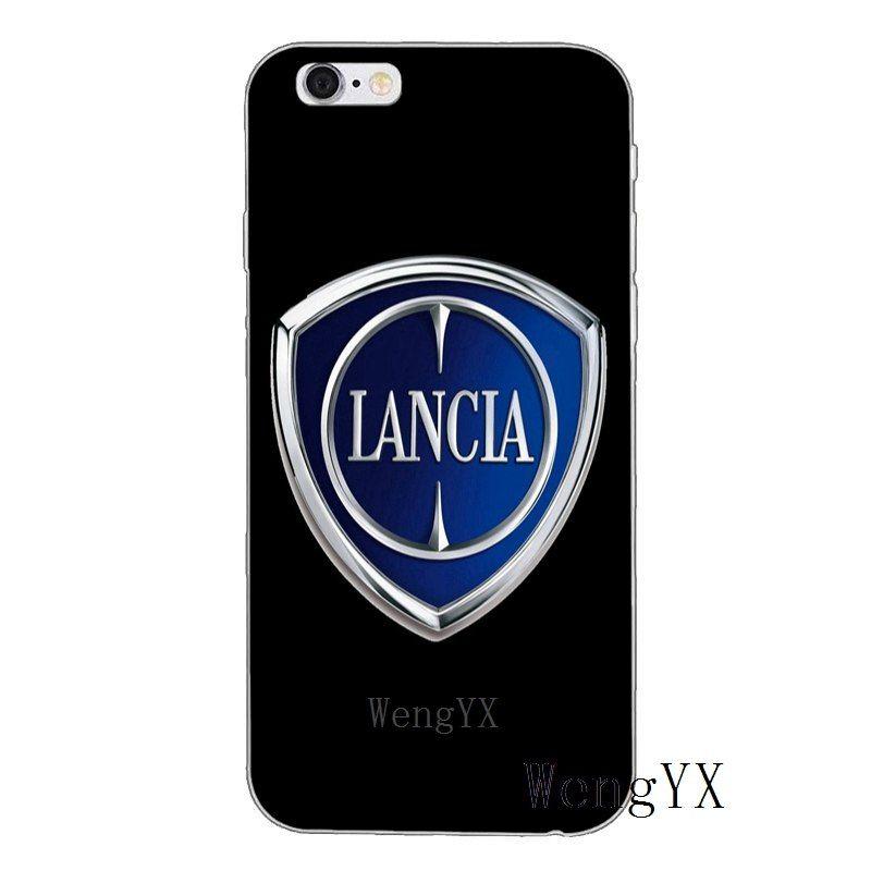 Lancia Car Logo - Fashion Luxury Car LANCIA logo Slim silicone Soft phone case
