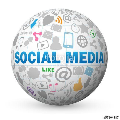 Social Media Globe Logo - SOCIAL MEDIA Tag Cloud Globe information society networking