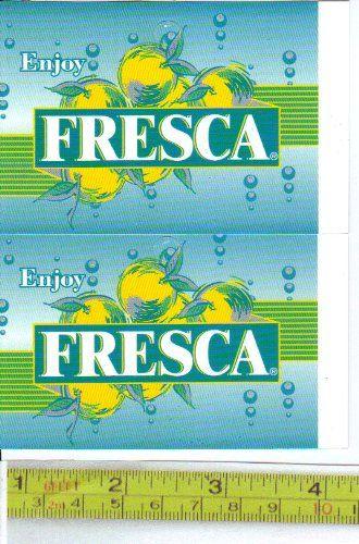 Fresca Logo - Amazon.com: Large Square or Marketing Vendor Size Fresca LOGO Soda ...