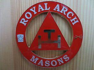 Royal Arch Logo - Masonic Auto Car Badge Emblems mason freemason E14 ROYAL ARCH MASONS ...