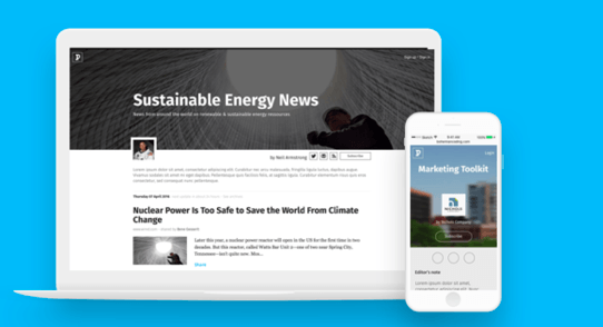 Paper.li Logo - Modern layout now offers full newsletter option – Paper.li Support