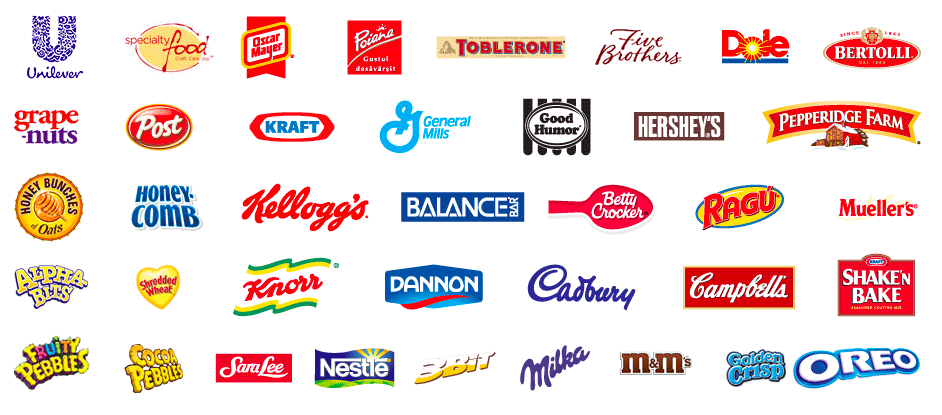 Orange and Blue Food Logo - 10 inspirational food packaging logos - Packaging Innovation