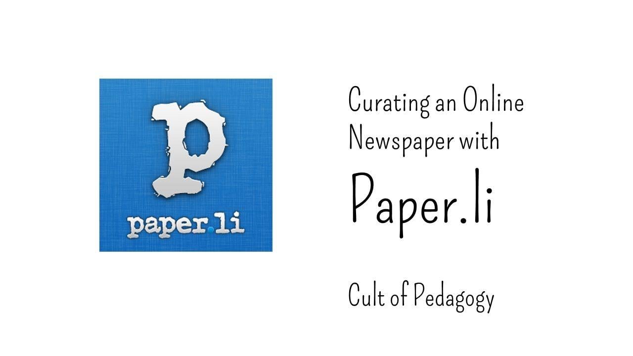 Paper.li Logo - Curating an Online Newspaper with Paper.li - YouTube