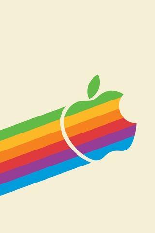 Macintosh Logo - Classic Macintosh Logo iPhone Wallpaper | iDesign iPhone