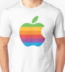 Old Macintosh Logo - Classic Macintosh T Shirts