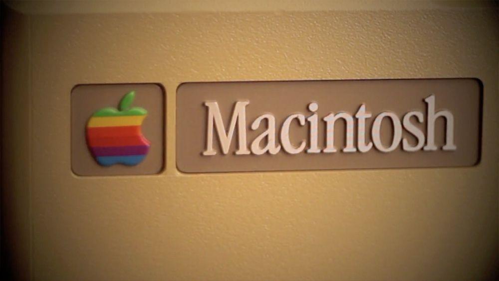 Old Macintosh Logo - Apple Design History Homage Video, Macintosh rainbow logo | Obama Pacman