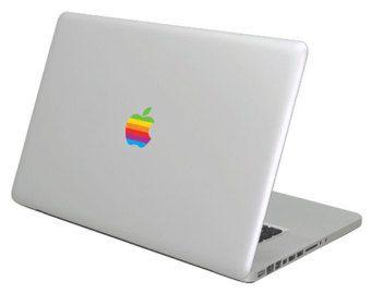 Old Macintosh Logo - Macbook retro apple
