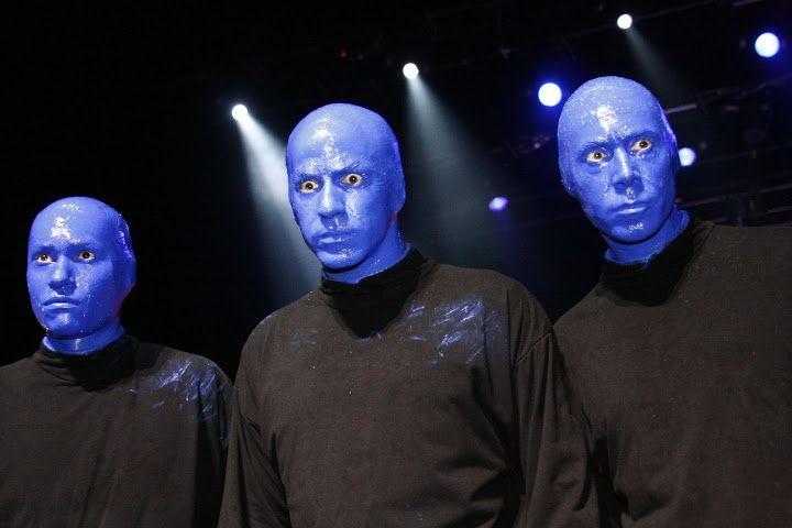 3 Blue Person Logo - Blue Man Group
