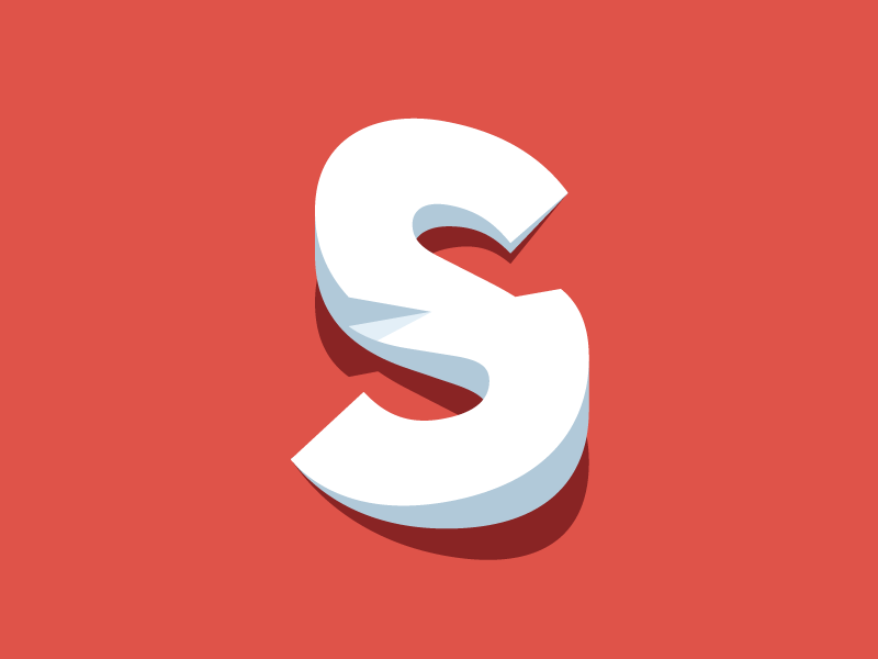 Red S Logo - S by Julian Burford | Dribbble | Dribbble