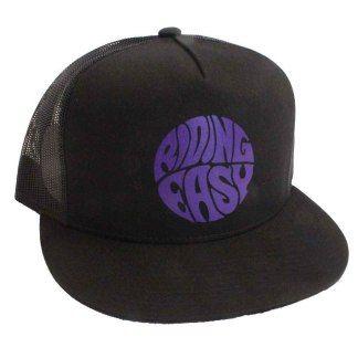 Grey and Purple Circle Logo - RidingEasy Purple Circle Trucker - RidingEasy Records