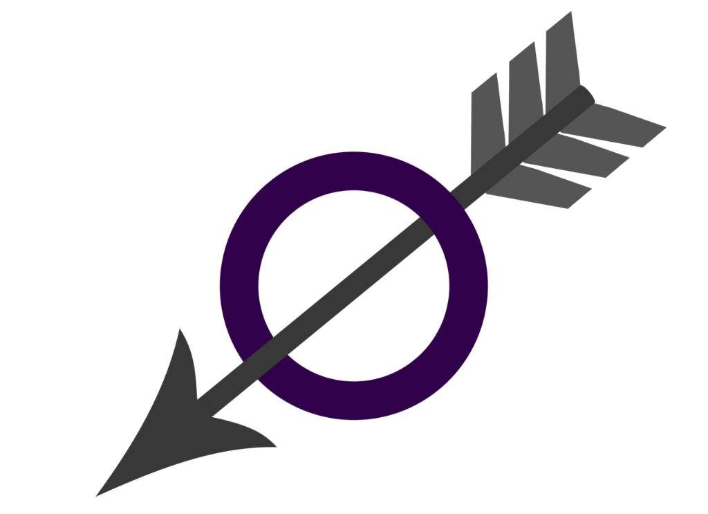 Grey and Purple Circle Logo - Aroace symbols. Ace Alliance Amino