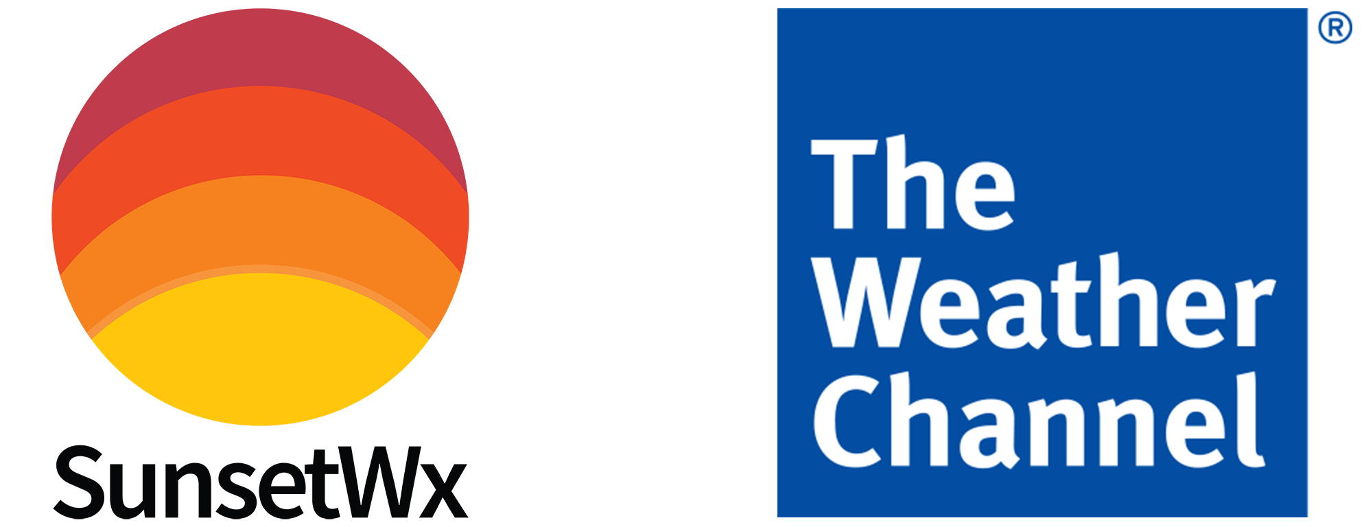 The Weather Channel Logo - SunsetWx Announces Partnership with The Weather Channel – SunsetWx, LLC