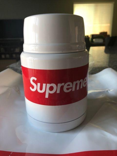 Supreme Thermos Logo - Supreme Thermos Stainless King Food Jar and Folding Spoon Fw18