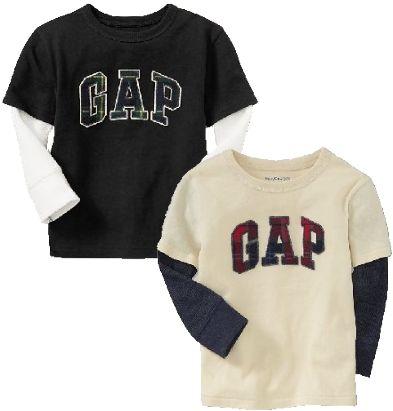 Baby Gap Logo - BABY 7R: GAP gap baby GAP kids pride pattern logo 2in1 T-shirt long ...