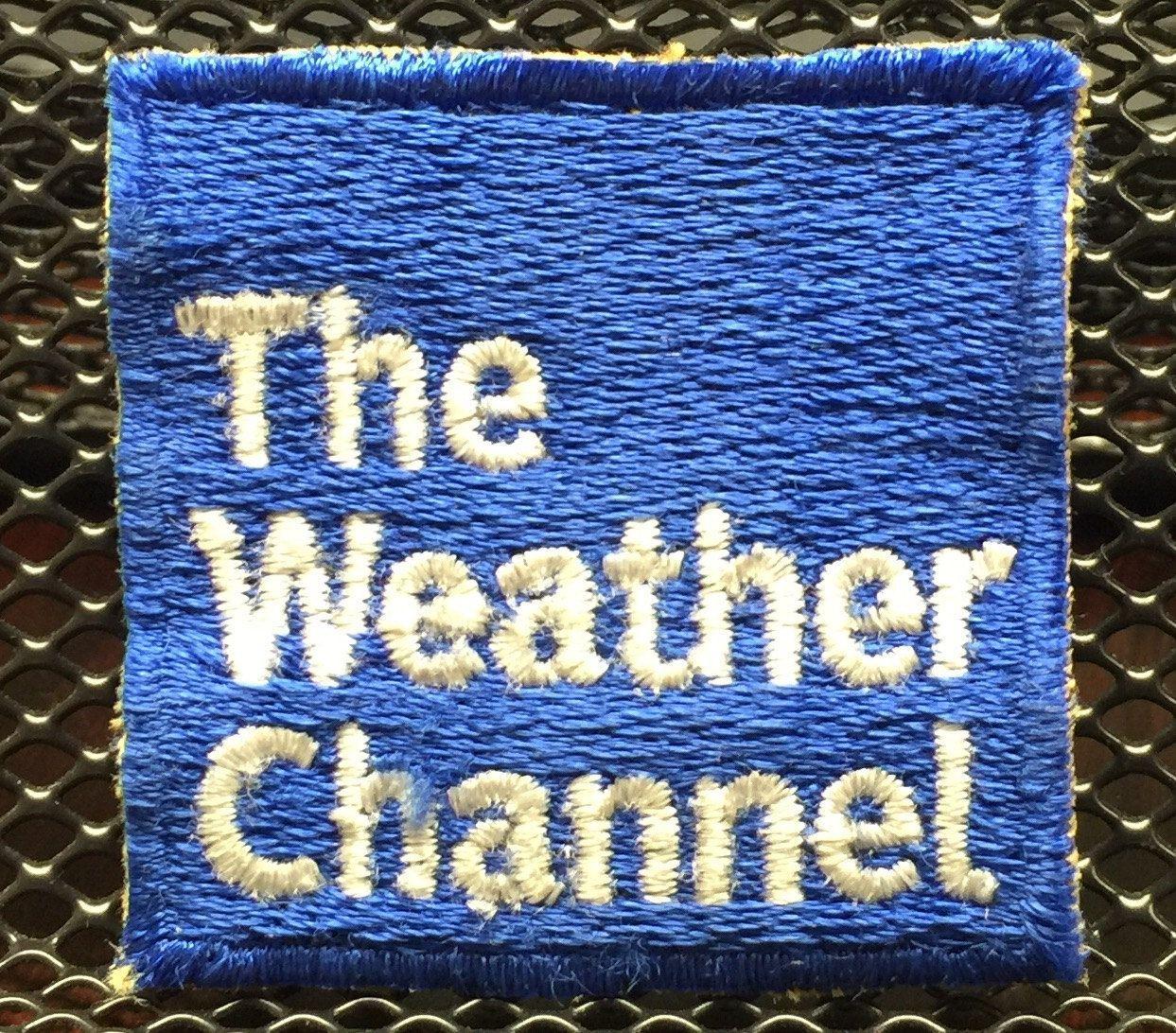 The Weather Channel Logo - The Weather Channel Embroidered Patch. Etsy Store. Weather