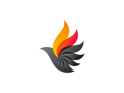 Pheonix Bird Logo - Phoenix bird logo design symbol by Alex Tass, logo designer ...